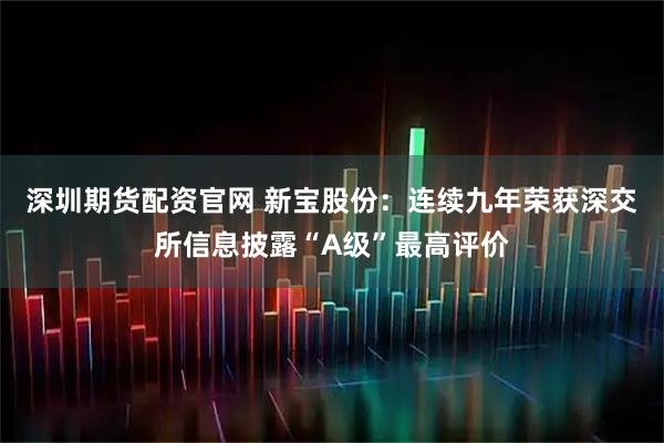 深圳期货配资官网 新宝股份：连续九年荣获深交所信息披露“A级”最高评价