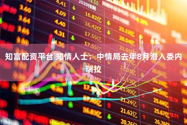 知富配资平台 知情人士：中情局去年8月潜入委内瑞拉