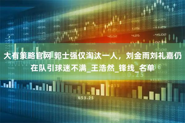 大有策略官网 郭士强仅淘汰一人，刘金雨刘礼嘉仍在队引球迷不满_王浩然_锋线_名单